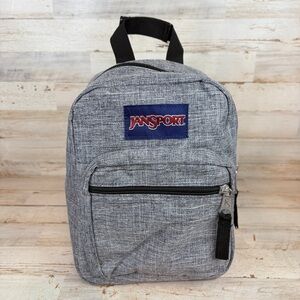 JanSport Big Break Insulated Lunch Bag Box Heather Gray